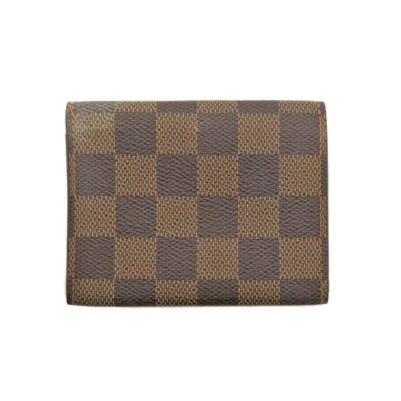 Louis Vuitton Envelope Brown Visite Wallet Carte Damier - Picture 1 of 6